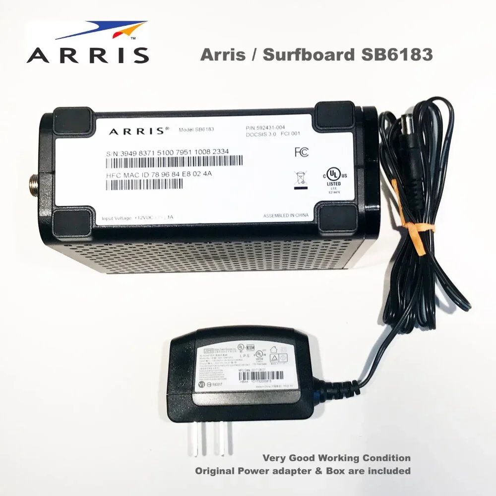 ARRIS SB6183 Touchstone Cable Modem
